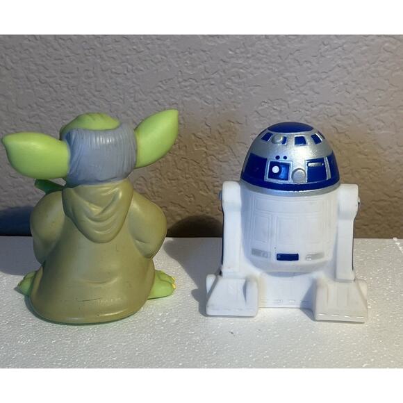 2008 Star Wars Rubber Bath Toys Complete Set of 7 Characters With Tote Disney - Picture 7 of 11